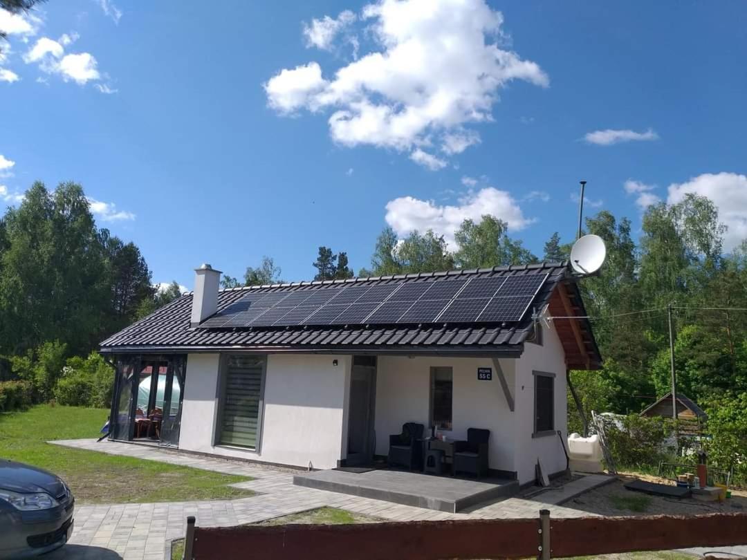 Mazury Domek Caloroczny Pelnik Jezioro Las Exterior foto